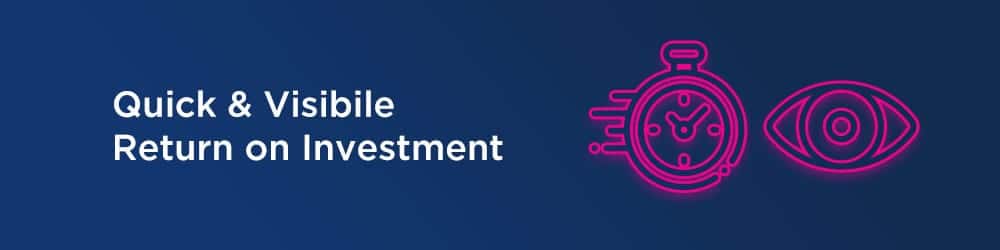 Return on investment with RPA