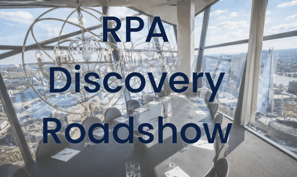 RPA Discovery Roadshow