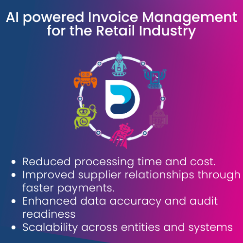AI powered Invoice Management for Retail industry