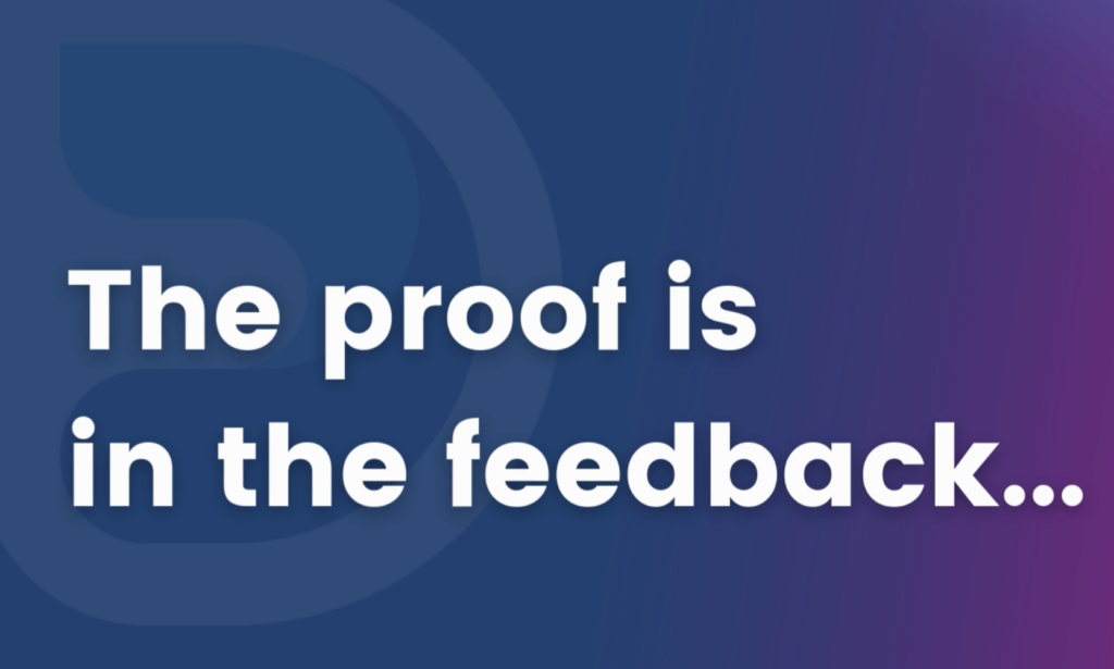 customer testimonial graphic