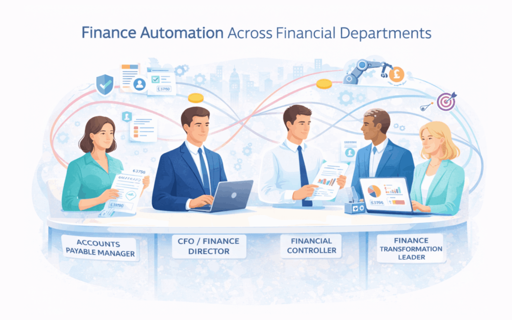 finance automation across finance departments