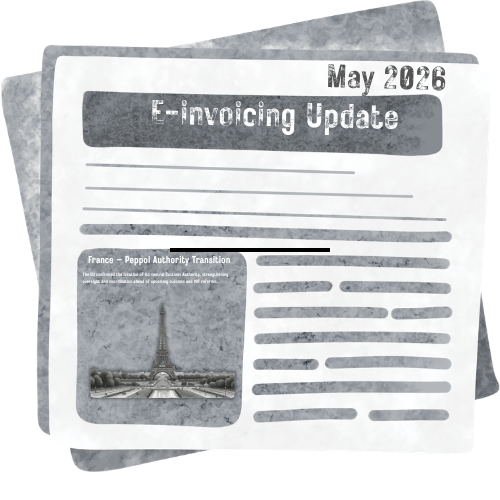 Einvoicing update May 2026