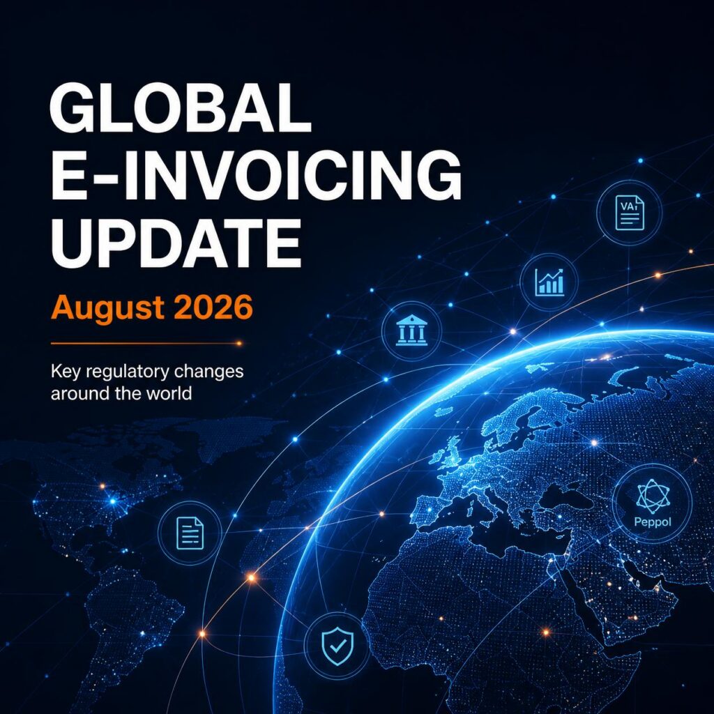 Global einvoicing update August 2026